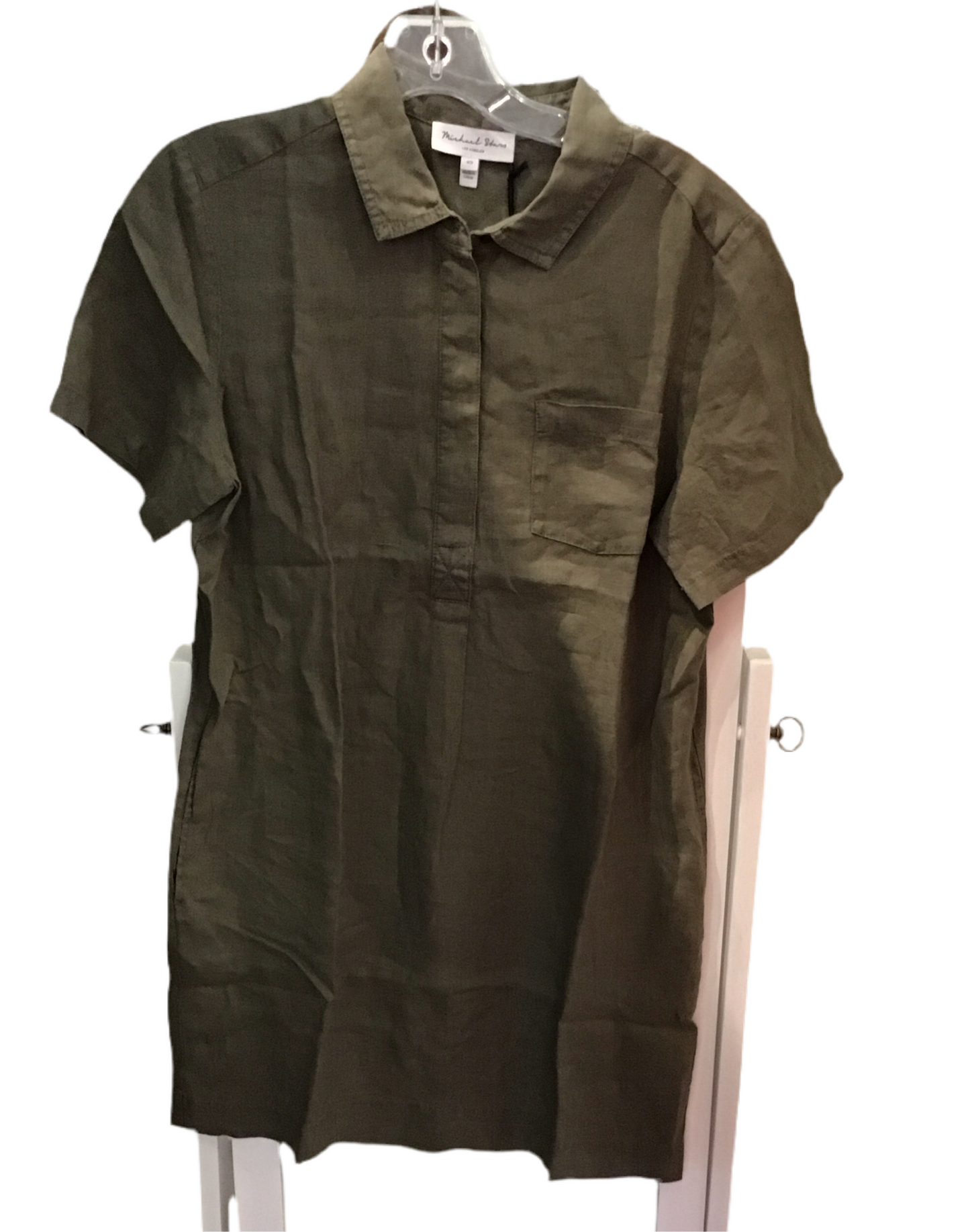 Ola Utility Dress in Camo by Michael Stars