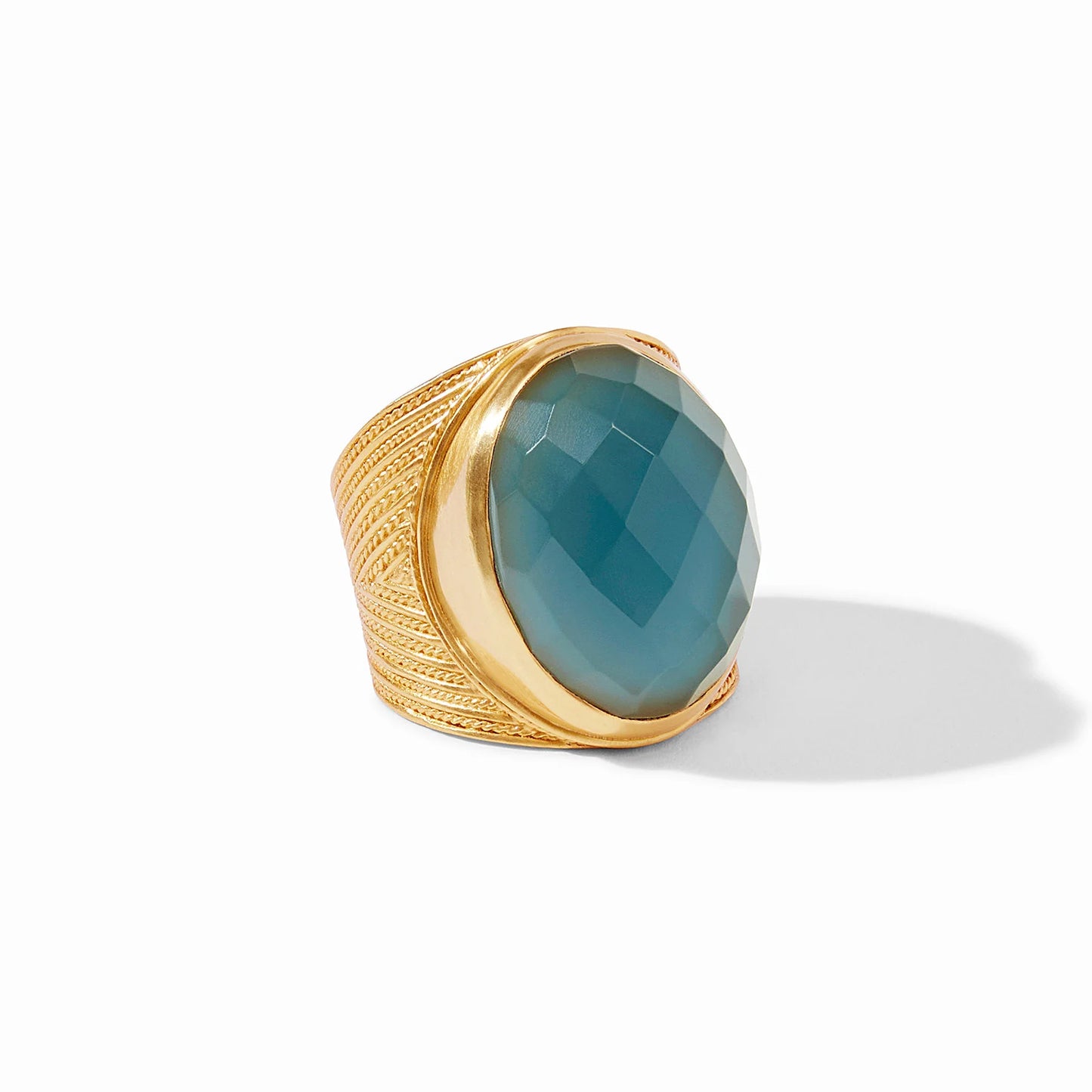 Verona Statement Ring in Iridescent Montana Blue by Julie Vos