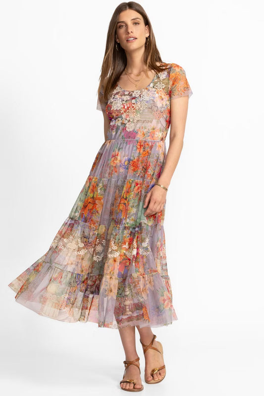 Yasmine Mesh Dress (Slip) Asteria by Johnny Was