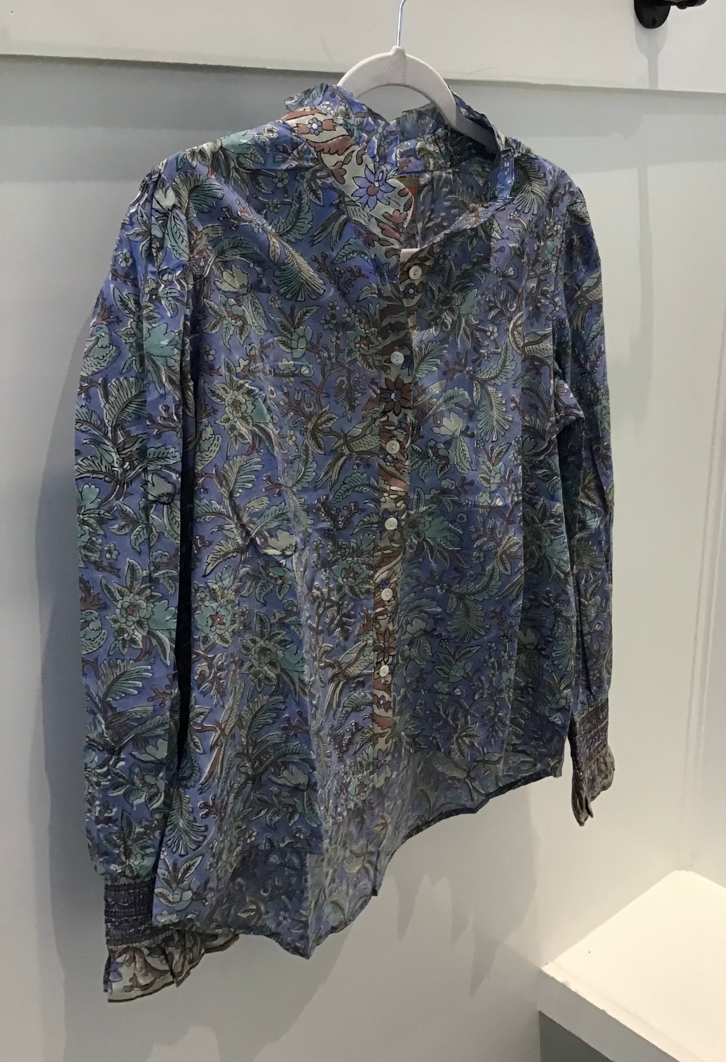 Thursday Long Sleeve Top in Bird Floral by La Plage