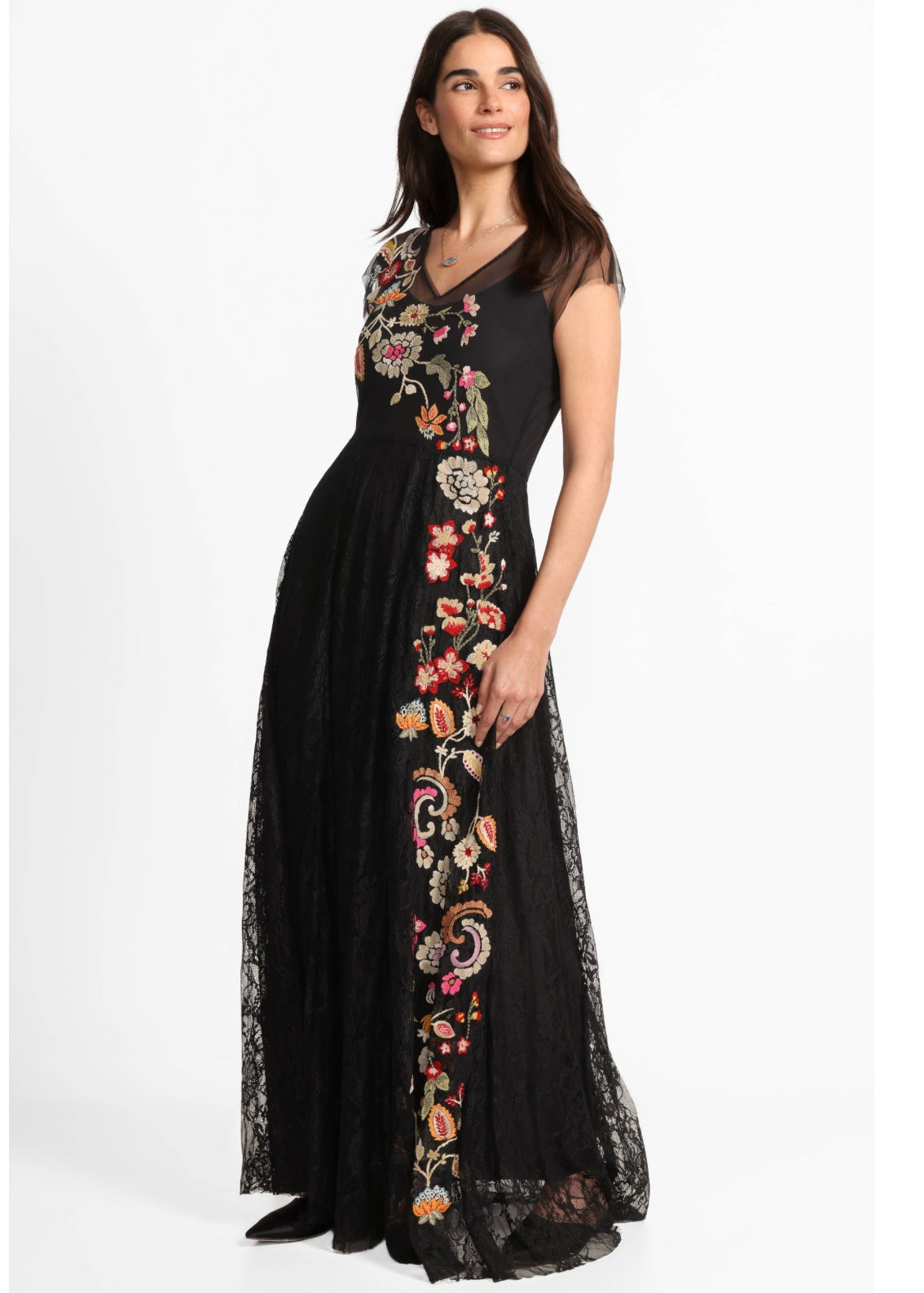 Martina Embroidered Dress by Johnny Was