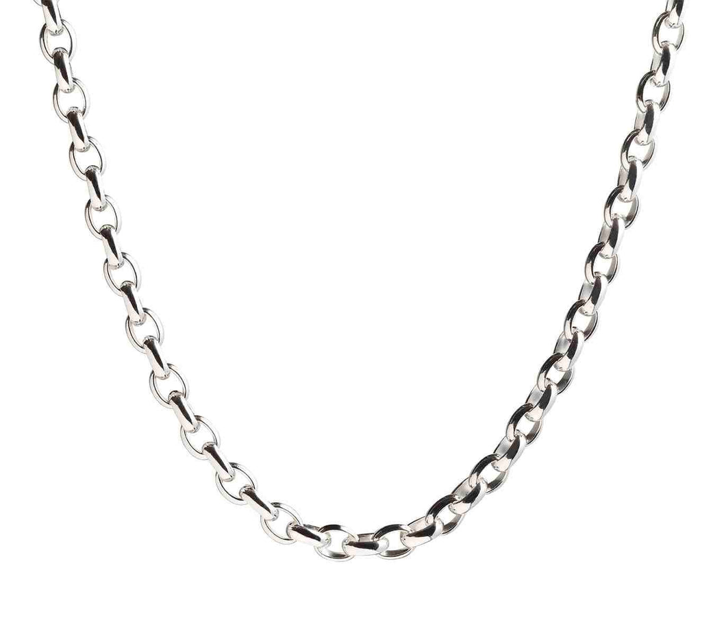 Signature Rolo 3.0mm 18 “ Necklace in Silver by Lola & Co
