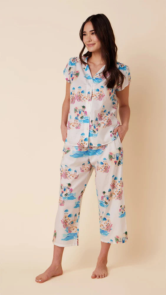 Prima Cotton Pajama in Santorini by Cats Pajama