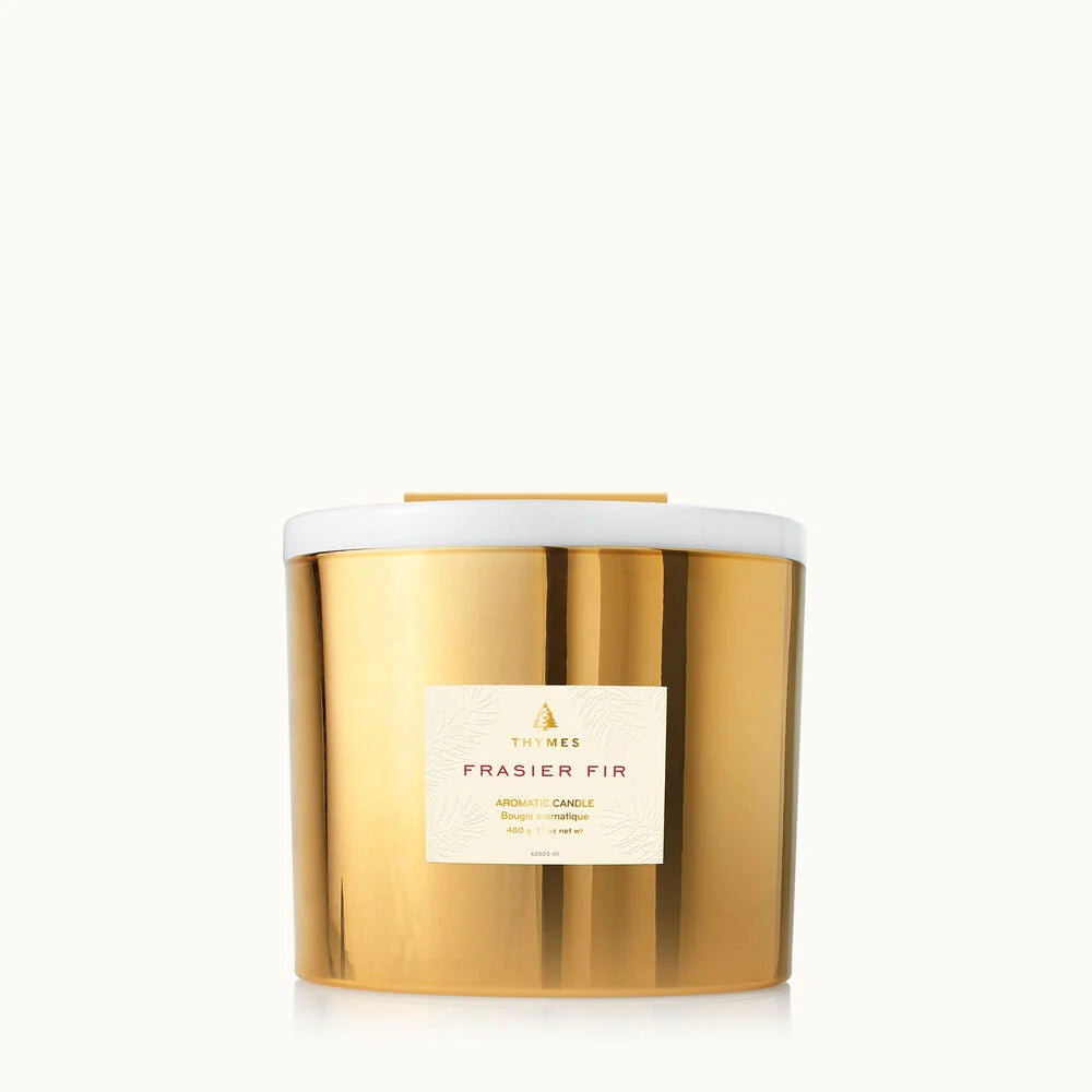 Frasier Fir Gold 3-Wick Candle by Thymes