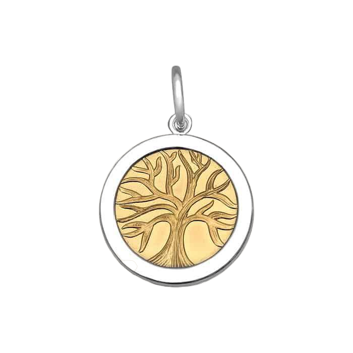 Tree of Life in Gold with Silver by Lola Medium