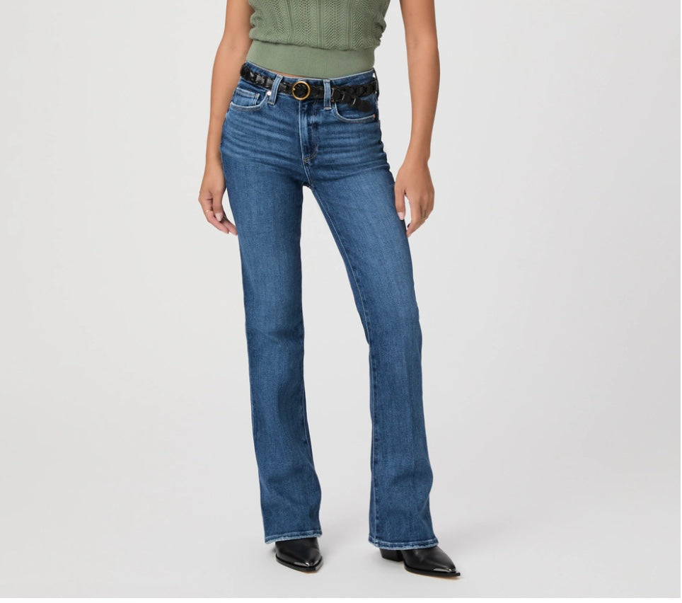 High Rise Laurel Canyon Boot Cut Petite in A Capella by Paige Jeans