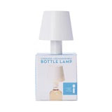 LED Touchable White Lampshade with Bottle Stopper by Two’s Company