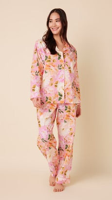 Blush Rose Long Sleeve Pima Cotton Pajama