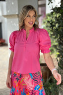 Isla Shirt by Maude Vivante in pink