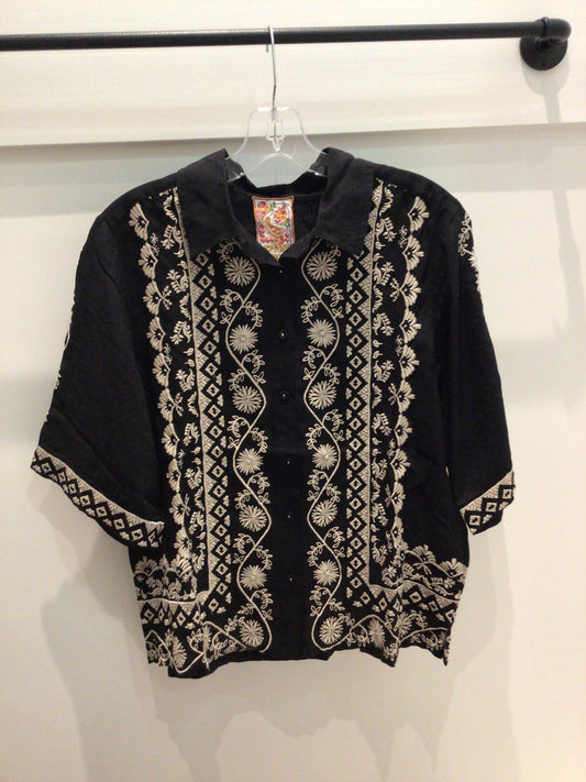 Relaxed Kimono Sleeve Shirt-Talia by Johnny Was