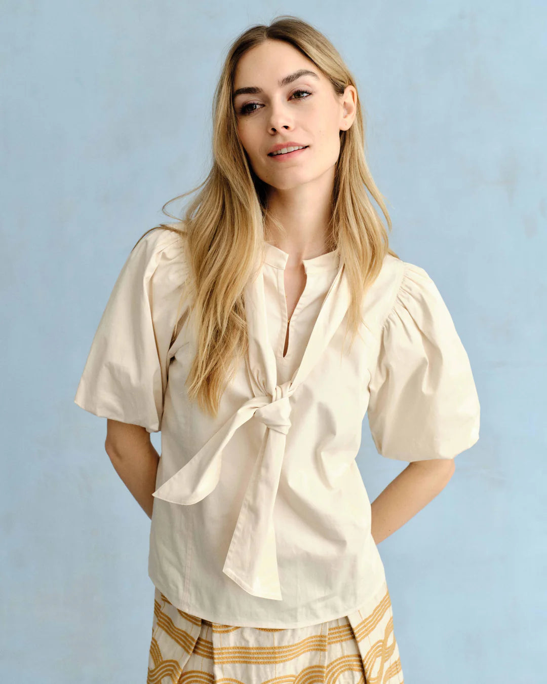 Perry Top in Ivory by Cartolina