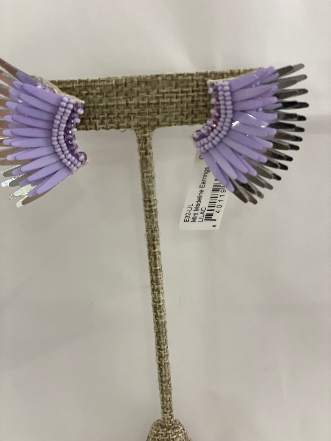 Mini Madeline Earrings Lilac by Mignonne Gavigan