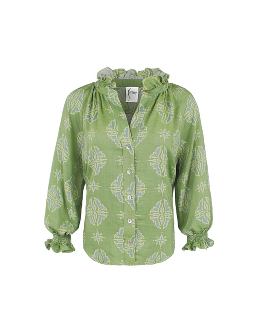 Fiona Shirt in Ethnic Jacquard by Finley