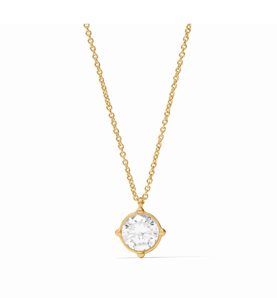 Honeybee Solitaire Necklace in Cubic Zirconia by Julie Vos