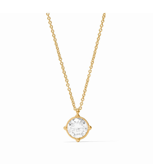 Honeybee Solitaire Necklace in Cubic Zirconia by Julie Vos