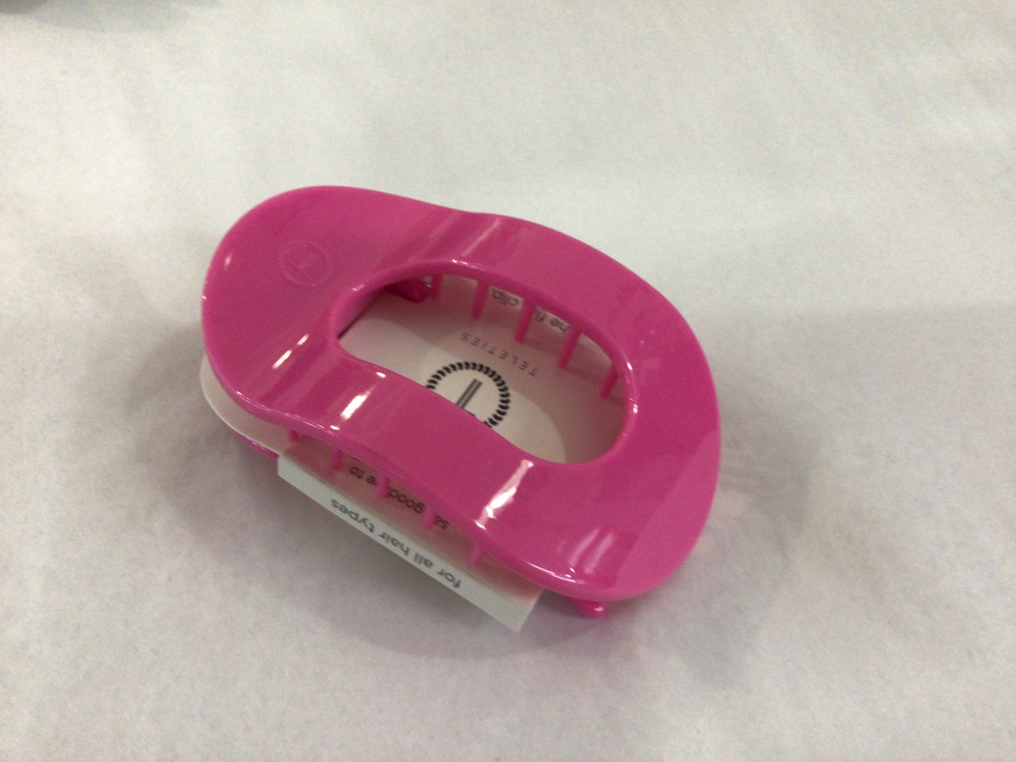 Medium Flat Clip in Pink by Teletiesd