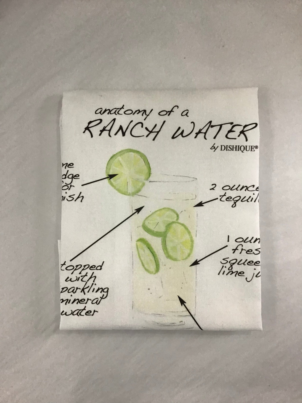 Anatomy of Ranch Water Hand Towel by Dishique