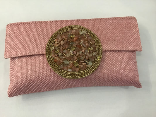 Medallion Bag in Pink by Samser Designs