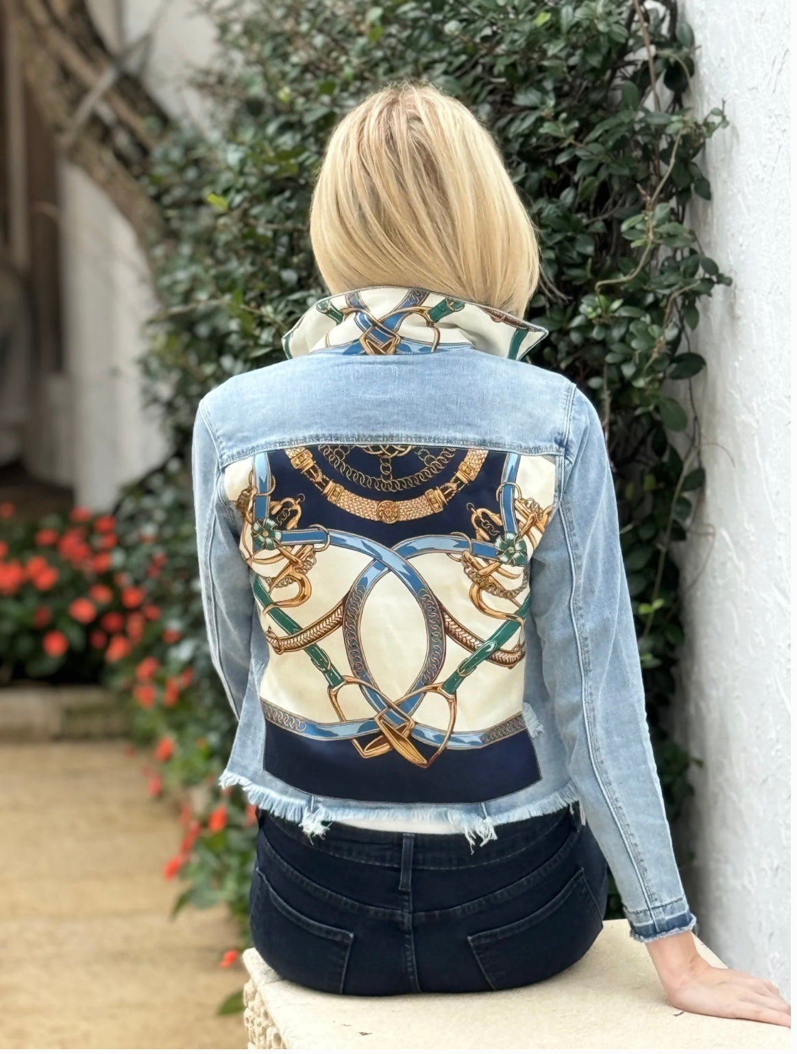 The Light Denim Jacket / Blue Stirrup by Stacey Bradley