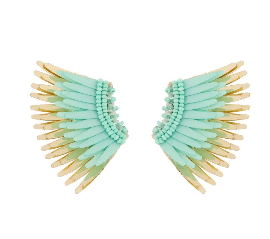 Mini Madeline Earrings in Royal Turquoise by Mignonne Gavigan