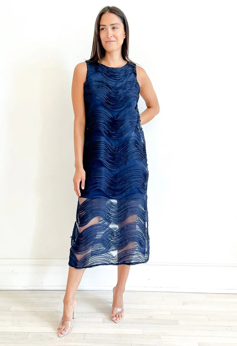 Belisama Navy Dress by Trina Turk