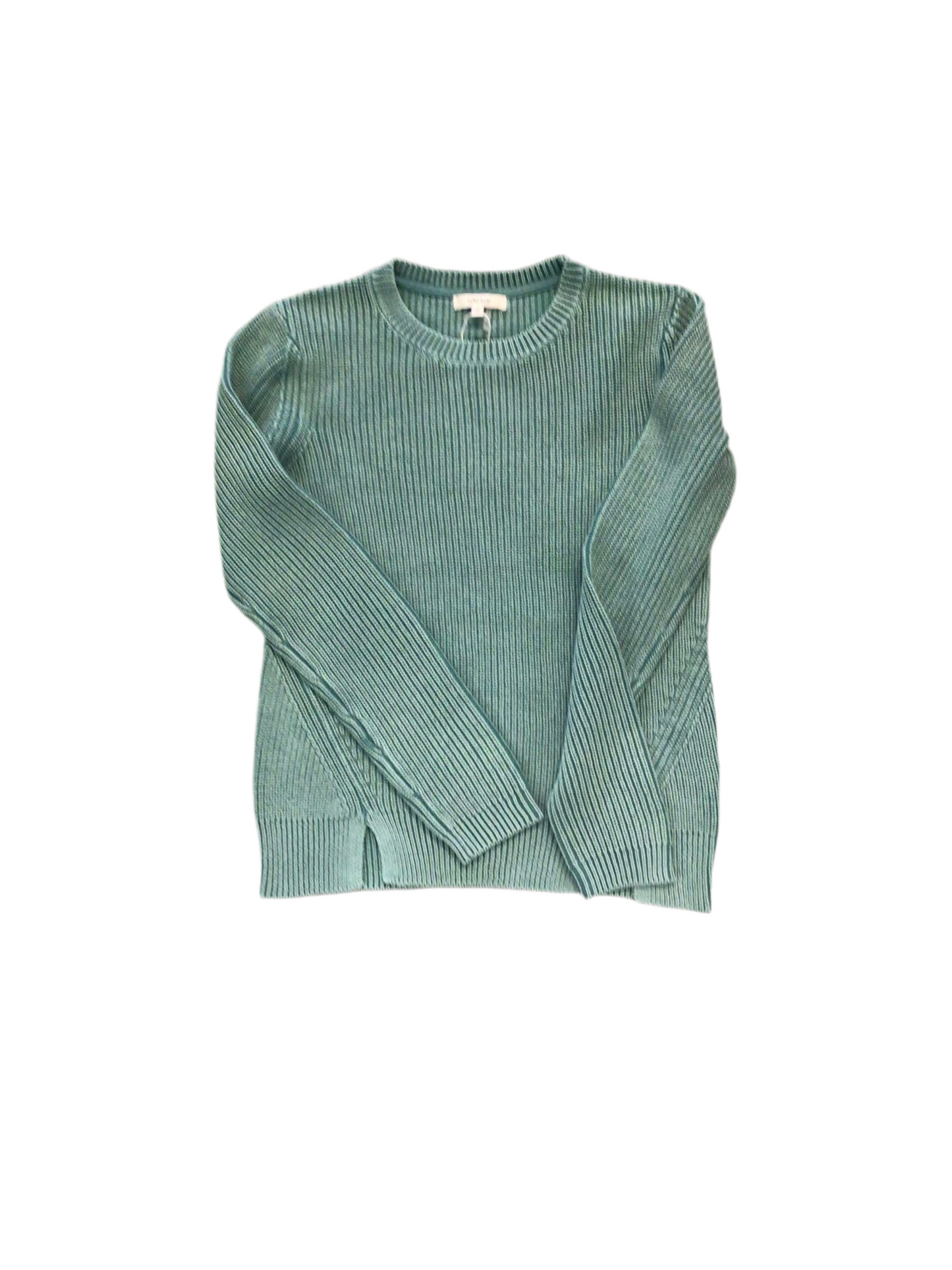 Mineral Wash Crew Neck Sweater in Patina