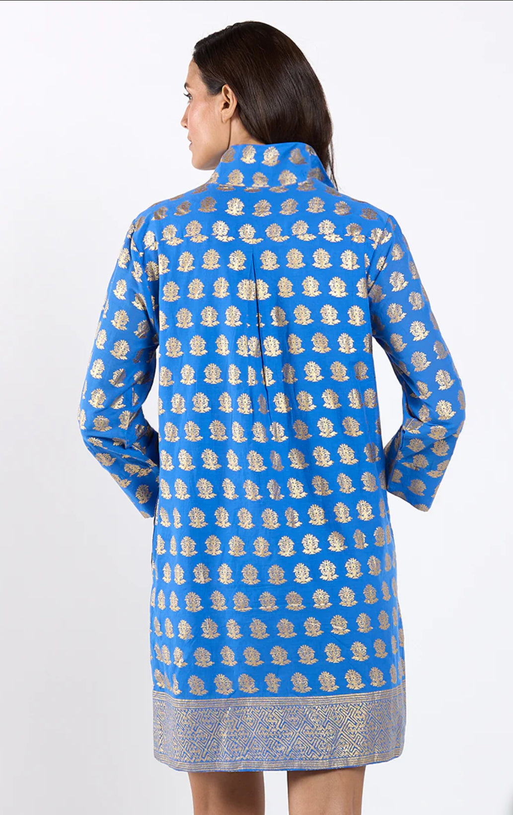 Helen Foulard Dress in Peri by Jude Connally