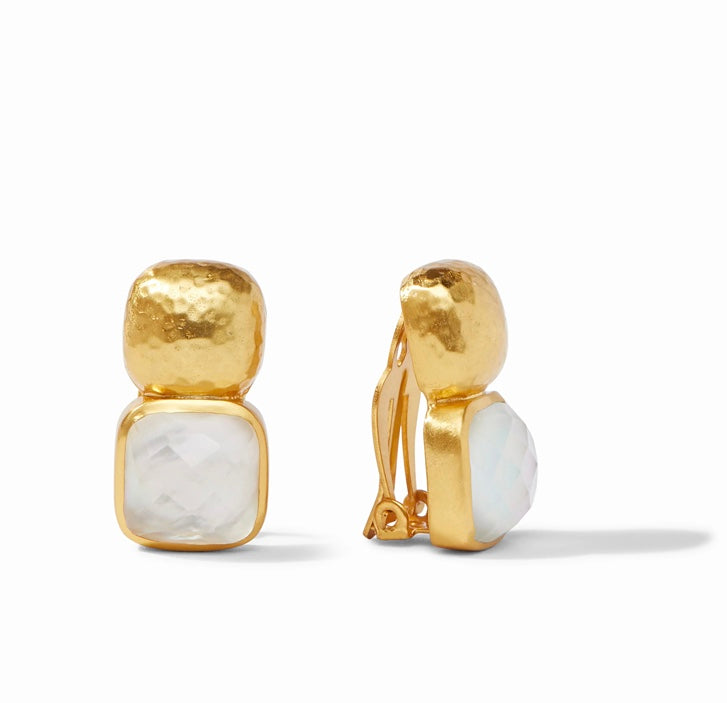 Catalina Clip Earrings by Julie Vos