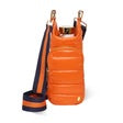 CLEMENTINE ORANGE MATTE HYDROBAG® WITH NAVY/ORANGE STRAP by WanderFull