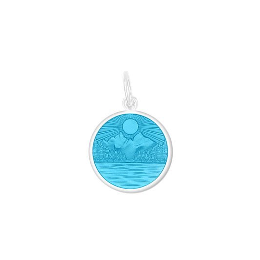 Small Pendant Lake Life in Light Blue by Lola