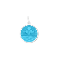 Small Pendant Lake Life in Light Blue by Lola