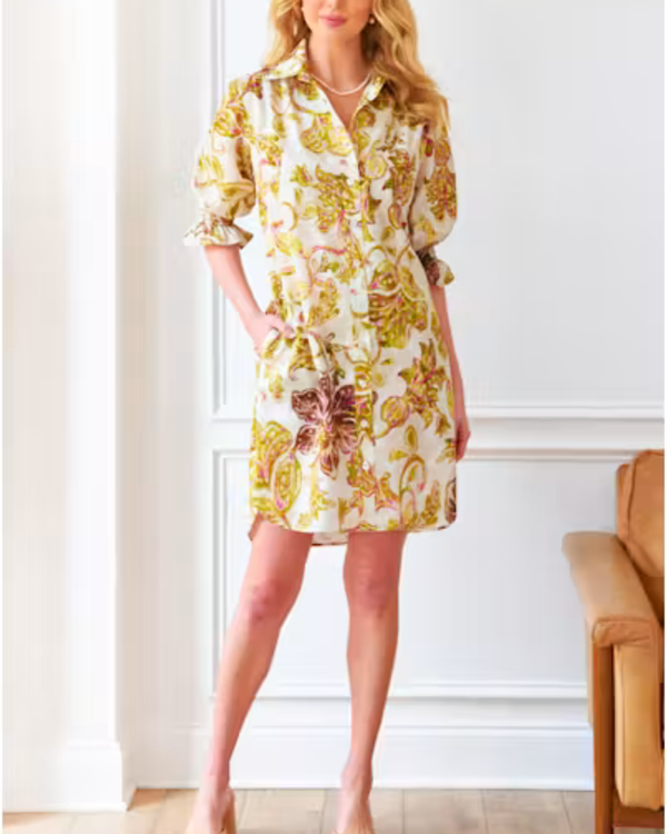Miller Dress in Fresco Floral by Finley