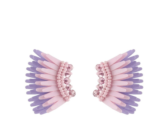 Micro Madeline Earrings in Lavender by Mignonne Gavigan