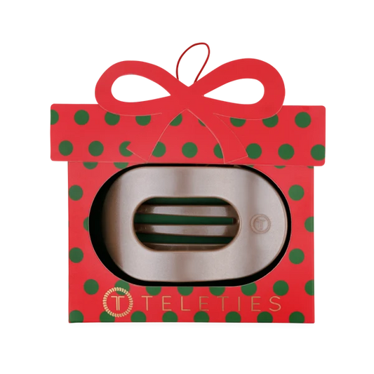 Holiday Flat Round Ornament by Teleties