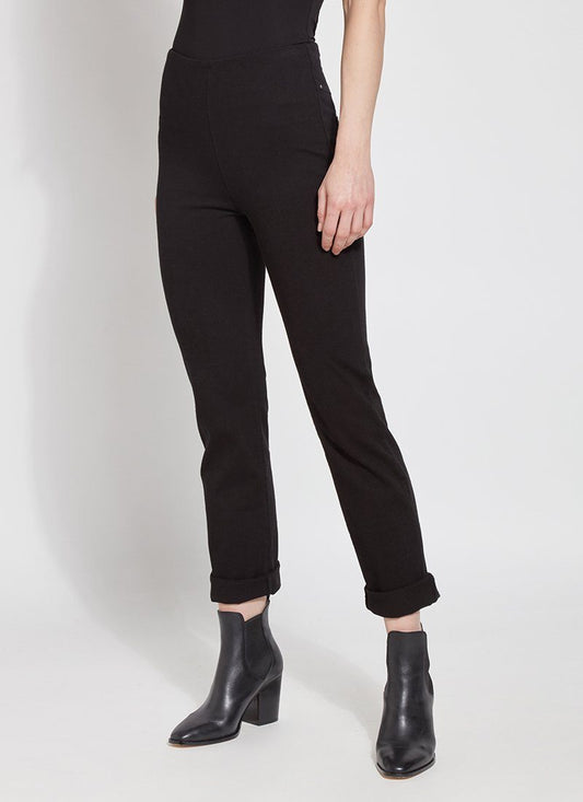 Boyfriend Denim Leggings by Lysse in Black 12-1450-M9