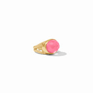 Nassau Statement Ring in Gold Iridescent Pink by Julie Vos