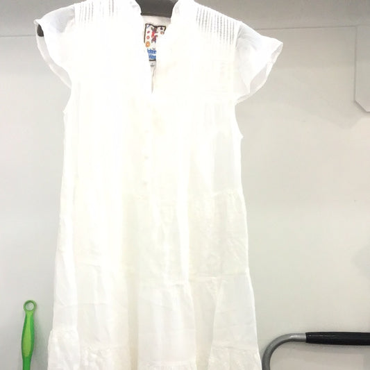 Nyana Dress with Slip in White Harmonee by Johnny Was