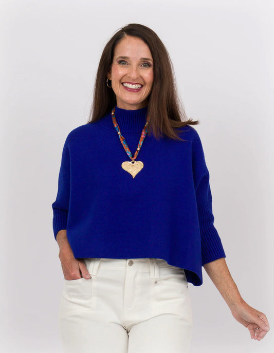 Aja Ortho Solid Top in Royal Blue by Kerisma