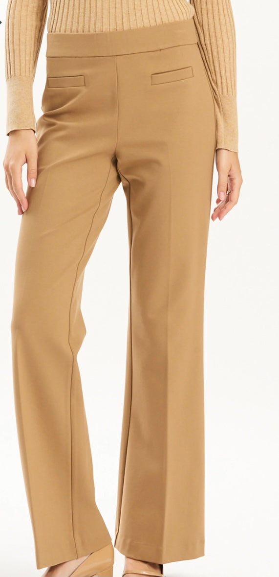 Marilyn Knit Pant in Latte by Tyler Boe