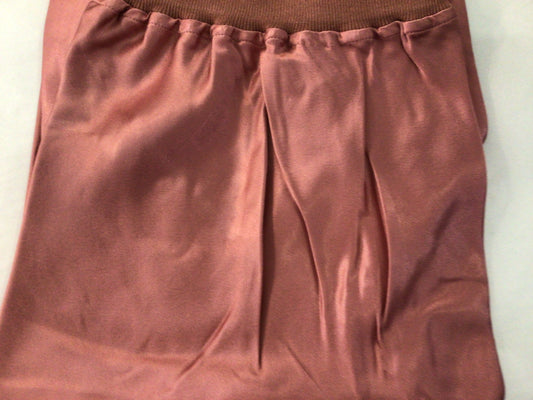 Satin Midi Skirt in French Rose by Rose and Crown