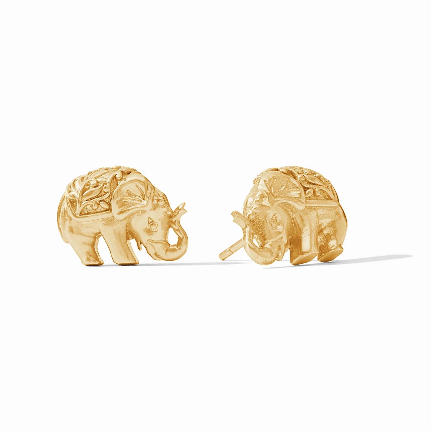 Elephant Stud Earrings in Gold by Julie Vos