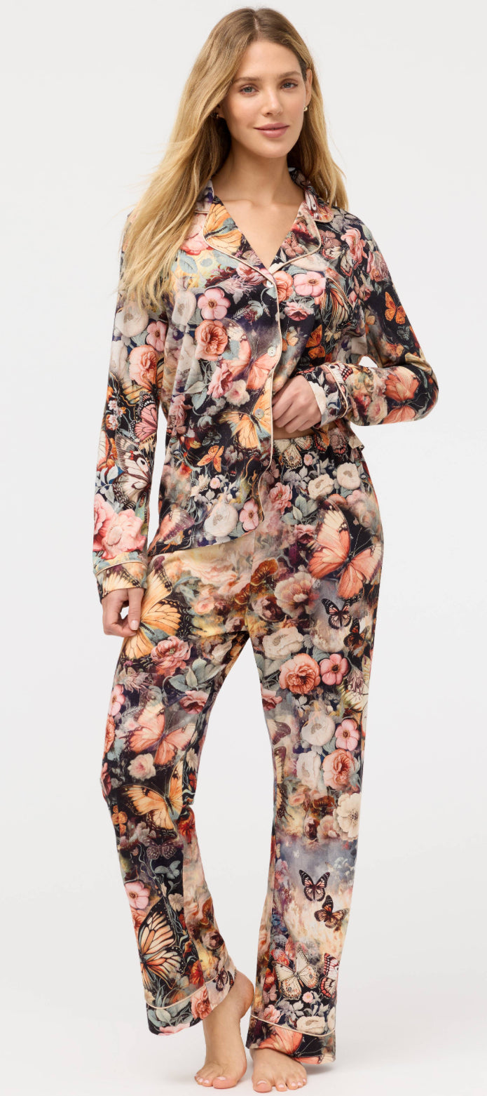 Carly Pj Set in Teyros Scarf by Johnny Was