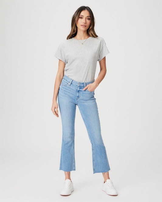 Colette Crop Flare Jean in Helena by Paige Premium Jean