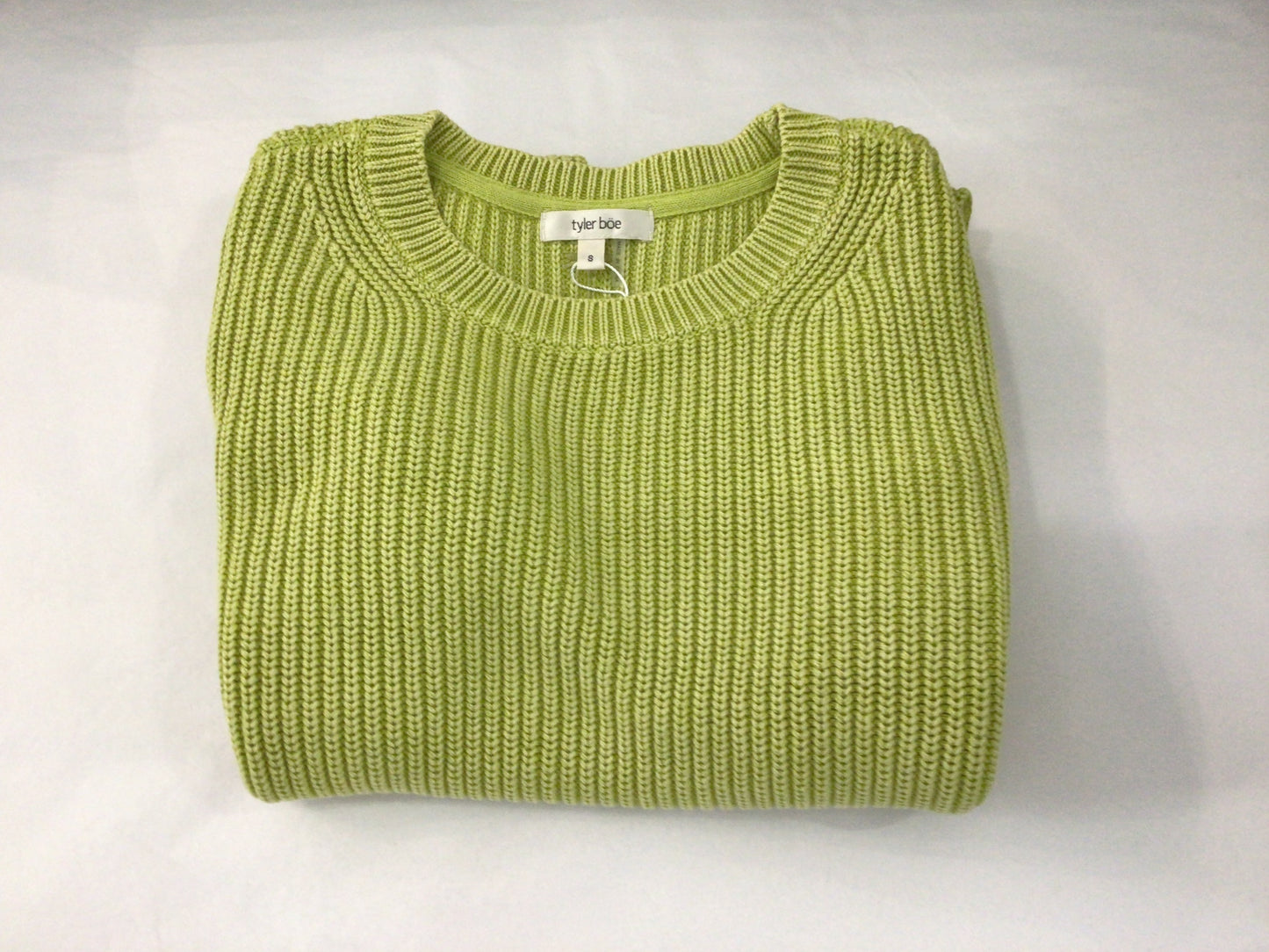 Mineral Wash Crew Sweater in Spring by Tyler Böe