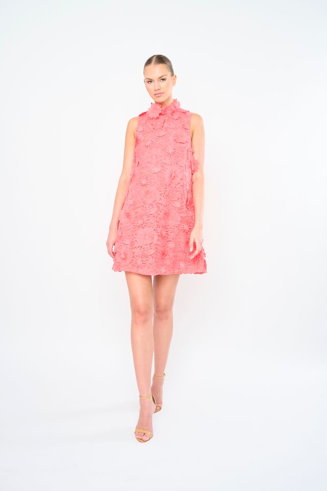 Maximus Dress in Peach Floral by Flora Be