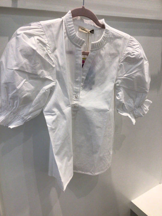 Isla Shirt in White by Maude Vivante