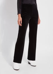 Velvet Pants in Black by Lysse