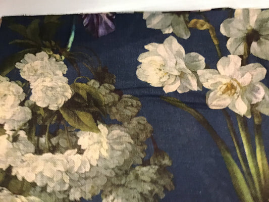 Zinya Floral Wool Silk Scarf by Dolma