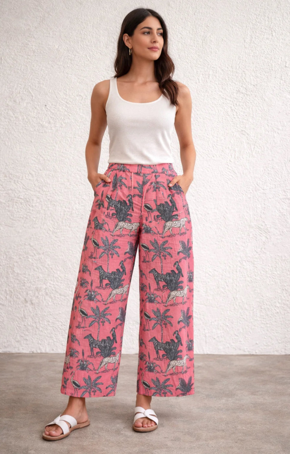 Edison Pant in Ikat Safari by Nibi Montauk