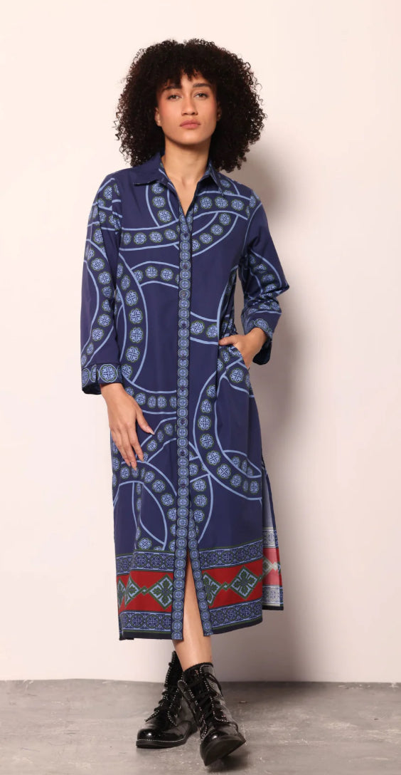 Eliza in Vintage Circles by Maude Vivante